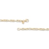 Thumbnail Image 1 of LUSSO by Italia D'Oro Men's Nugget Link Chain Necklace 14K Yellow Gold 22" 6mm