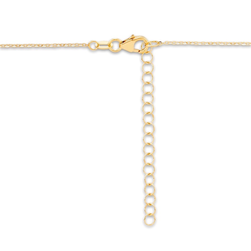 Main Image 3 of Italia D'Oro Marquise Drop Pendant Necklace 14K Yellow Gold 18"