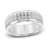 Thumbnail Image 1 of Diamond Wedding Band 1/3 ct tw Round White Tungsten