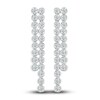 Thumbnail Image 1 of Diamond Dangle Earrings 1/2 ct tw Round 10K White Gold
