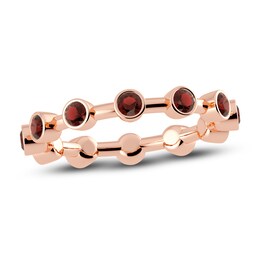 Juliette Maison Natural Garnet Ring 10K Rose Gold