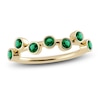 Thumbnail Image 1 of Juliette Maison Natural Emerald Ring 10K Yellow Gold