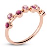 Thumbnail Image 2 of Juliette Maison Natural Pink Tourmaline & Natural Rhodolite Garnet Ring 10K Rose Gold