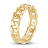 Thumbnail Image 2 of LUSSO by Italia D'Oro Men's Curb Ring 14K Yellow Gold