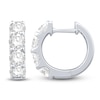 Thumbnail Image 0 of Diamond Hoop Earrings 2 ct tw Round 14K White Gold