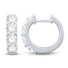 Thumbnail Image 1 of Diamond Hoop Earrings 2 ct tw Round 14K White Gold