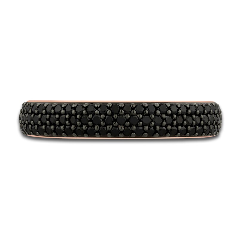 Main Image 3 of Pnina Tornai Black Diamond Ring 1/2 ct tw Round 14K Rose Gold