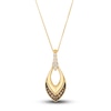 Thumbnail Image 0 of Le Vian Diamond Pendant Necklace 1/3 ct tw Round 14K Honey Gold 19"