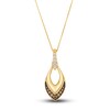 Thumbnail Image 0 of Le Vian Diamond Pendant Necklace 1/3 ct tw Round 14K Honey Gold 19"