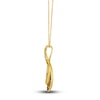 Thumbnail Image 2 of Le Vian Diamond Pendant Necklace 1/3 ct tw Round 14K Honey Gold 19"