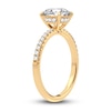 Thumbnail Image 2 of Lab-Grown Diamond Engagement Ring 2-1/4 ct tw Round 14K Yellow Gold