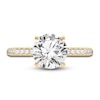 Thumbnail Image 3 of Lab-Grown Diamond Engagement Ring 2-1/4 ct tw Round 14K Yellow Gold