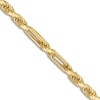 Thumbnail Image 1 of Diamond-Cut Solid Rope Chain Necklace 14K Yellow Gold 24" 2.5mm