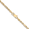Thumbnail Image 2 of Diamond-Cut Solid Rope Chain Necklace 14K Yellow Gold 24" 2.5mm