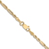 Thumbnail Image 3 of Diamond-Cut Solid Rope Chain Necklace 14K Yellow Gold 24" 2.5mm