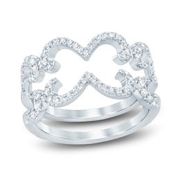 Diamond Enhancer Band 3/8 ct tw Round 14K White Gold