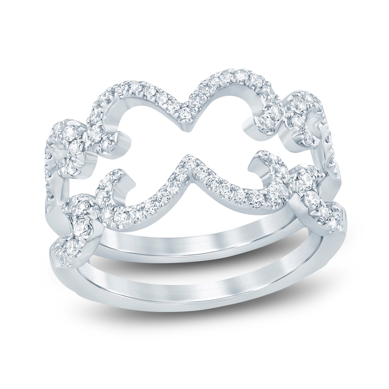 Main Image 1 of Diamond Enhancer Band 3/8 ct tw Round 14K White Gold