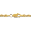 Thumbnail Image 2 of Solid Glitter Rope Necklace 14K Yellow Gold 22" 3.0mm