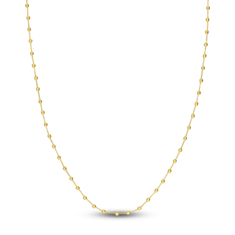 Main Image 2 of Beaded, Paperclip & Bismark Chain Necklace Set 14K Yellow Gold