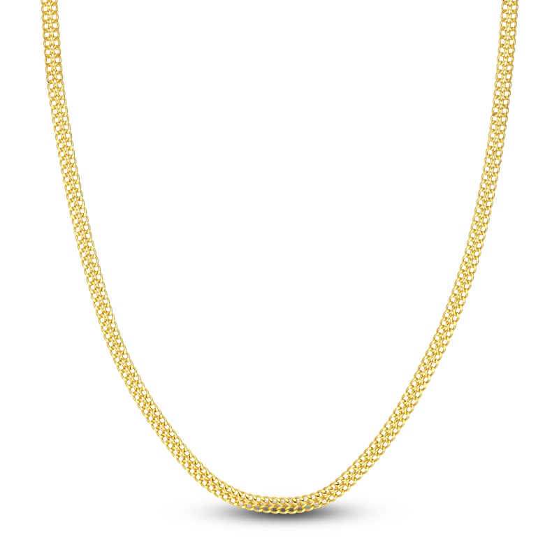Main Image 4 of Beaded, Paperclip & Bismark Chain Necklace Set 14K Yellow Gold
