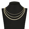 Thumbnail Image 4 of Beaded, Paperclip & Bismark Chain Necklace Set 14K Yellow Gold