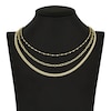 Thumbnail Image 5 of Beaded, Paperclip & Bismark Chain Necklace Set 14K Yellow Gold