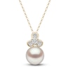 Thumbnail Image 0 of Yoko London Freshwater Cultured Pearl Necklace 1/15 ct tw Diamonds 18K Yellow Gold 18"