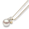 Thumbnail Image 3 of Yoko London Freshwater Cultured Pearl Necklace 1/15 ct tw Diamonds 18K Yellow Gold 18"