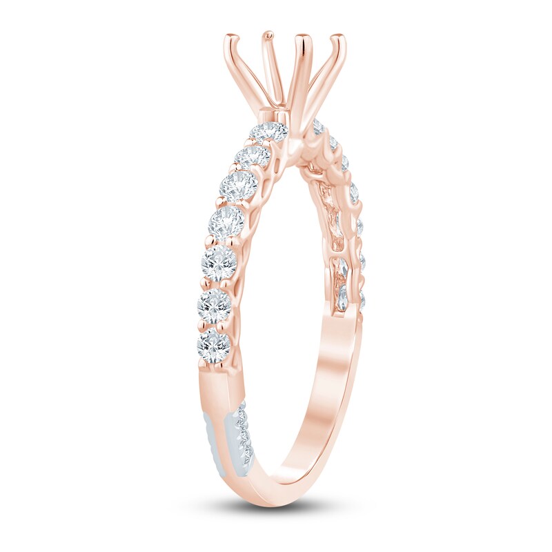 Pnina Tornai Diamond Engagement Ring Setting 1/2 ct tw 14K Rose Gold