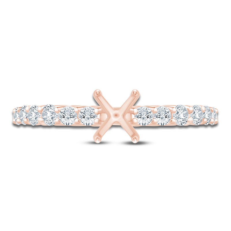 Pnina Tornai Diamond Engagement Ring Setting 1/2 ct tw 14K Rose Gold