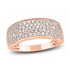 Thumbnail Image 1 of Multi-Row Diamond Anniversary Ring 3/4 ct tw 14K Rose Gold