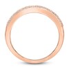 Thumbnail Image 2 of Multi-Row Diamond Anniversary Ring 3/4 ct tw 14K Rose Gold