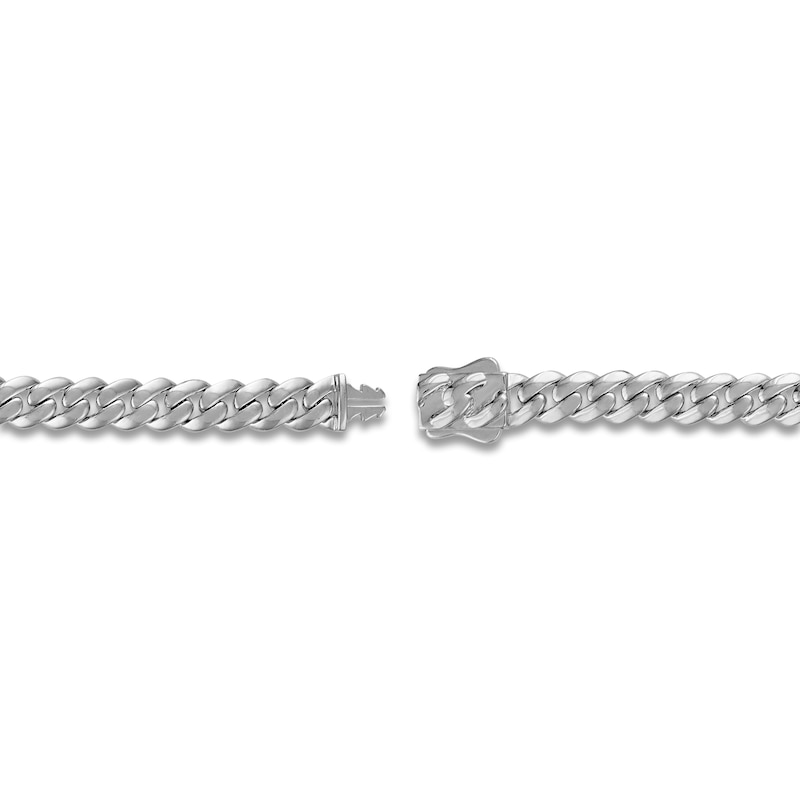 Main Image 3 of 1933 by Esquire Men's Diamond Curb Chain ID Bracelet 1/4 ct tw 10K Yellow Gold & Sterling Silver 8.5"