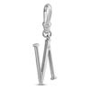 Thumbnail Image 1 of Charm'd by Lulu Frost Diamond Letter N Charm 1/8 ct tw Pavé Round 10K White Gold