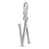 Thumbnail Image 1 of Charm'd by Lulu Frost Diamond Letter N Charm 1/8 ct tw Pavé Round 10K White Gold