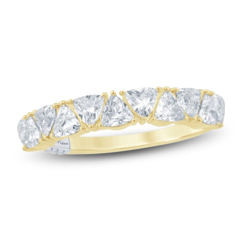 Main Image 1 of Pnina Tornai Trillion-Cut Lab-Grown Diamond Anniversary Ring 1-1/2 ct tw 14K Yellow Gold
