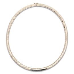 Italia D'Oro Diamond-Cut Cleopatra Necklace 14K Yellow Gold 17&quot;