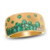 Thumbnail Image 1 of Le Vian Tramonto D'Oro Emerald Ombré Ring 1/10 ct tw Diamonds 14K Honey Gold
