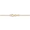 Thumbnail Image 3 of Italia D'Oro Bamboo Heart Necklace 14K Yellow Gold 18"