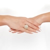 Thumbnail Image 4 of Italia D'Oro Diamond-Cut Domed Ring 14K Two-Tone Gold