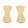 Thumbnail Image 1 of X-Shaped Bar Stud Earrings 14K Yellow Gold