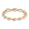 Thumbnail Image 1 of Italia D'Oro Hollow Mariner Link Chain Bracelet 8.9mm 14K Yellow Gold 7.5"