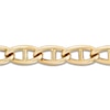 Thumbnail Image 3 of Italia D'Oro Hollow Mariner Link Chain Bracelet 8.9mm 14K Yellow Gold 7.5"