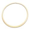 Thumbnail Image 1 of Italia D'Oro Graduated Stretch Omega Necklace 14K Yellow Gold 18"