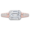 Thumbnail Image 3 of Emerald-Cut Created By Jared Studio Lab-Grown Diamond Engagement Ring 2-1/3 ct tw 14K Rose Gold