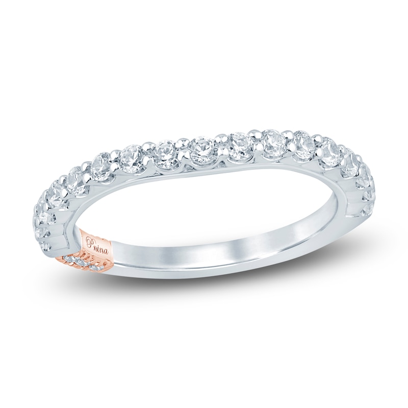 Pnina Tornai Diamond Contour Wedding Band 1/2 ct tw 14K Gold