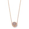 Thumbnail Image 1 of Jared Design House Natural Rose Quartz Necklace 14K Rose Gold 19"