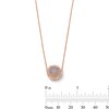 Thumbnail Image 3 of Jared Design House Natural Rose Quartz Necklace 14K Rose Gold 19"