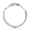 Thumbnail Image 2 of J'Lure Lab-Grown Diamond Scalloped Wedding Band 1/8 ct tw 18K White Gold