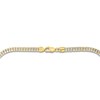 Thumbnail Image 3 of Diamond-Cut Chain Bracelet 4.25mm Semi-Solid 14K Two-Tone Gold 8.25"